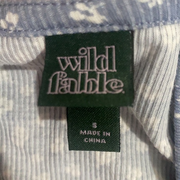 Wild Fable blue floral body suit - Picture 2 of 2